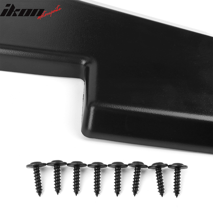 2015-2017 Ford Mustang V1 Style 2PCS Rear Bumper Lip Splitter Guard PP