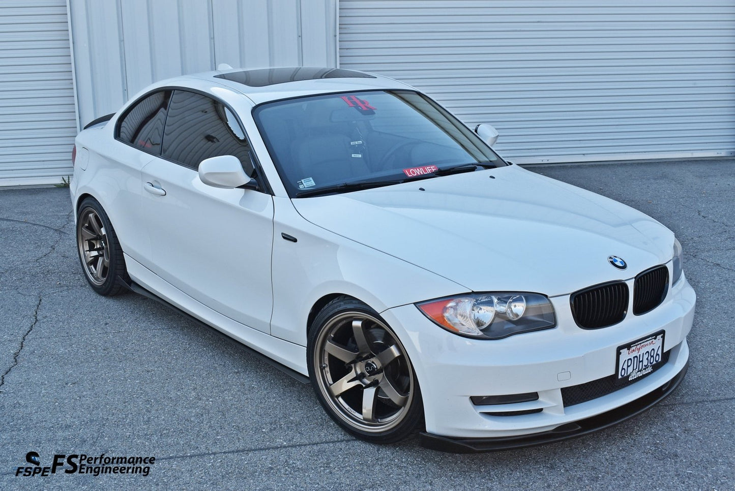 BMW 128i / 135i (2007-2013) E82 Aluminum Side Skirt Extensions V1 & V2
