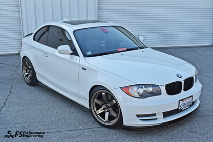 BMW 128i / 135i (2007-2013) E82 Aluminum Side Skirt Extensions V1 & V2