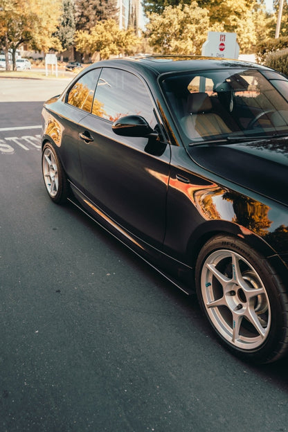 BMW 128i / 135i (2007-2013) E82 Carbon Fiber Side Skirt Extensions