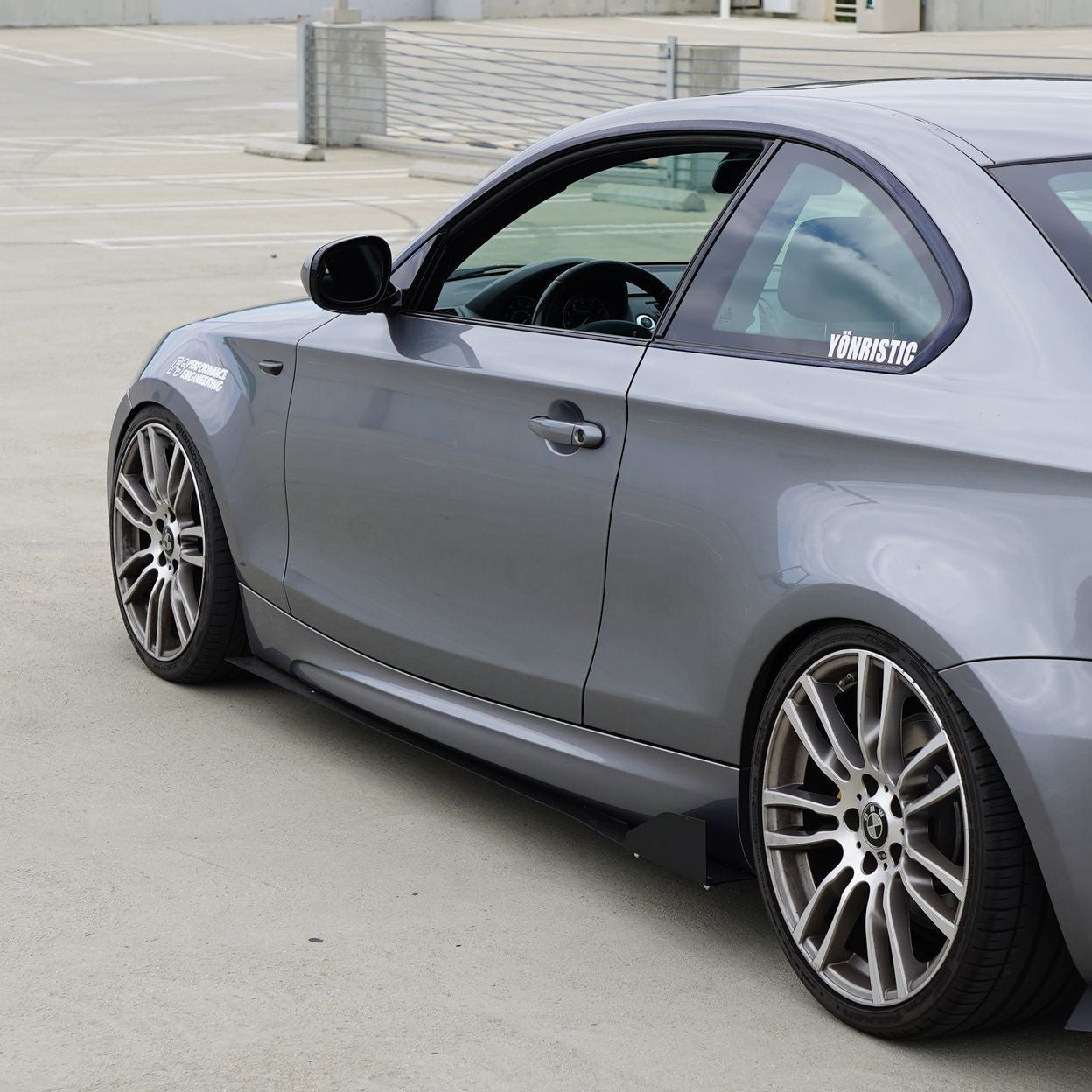 BMW 128i / 135i (2007-2013) E82 Aluminum Side Skirt Extensions V1 & V2