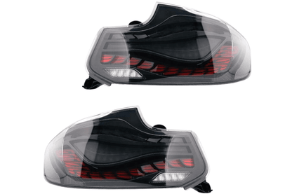 BMW 2-Series & M2 (F22 F23 F87) Red and Black Dragon Scale OLED Tail Lights