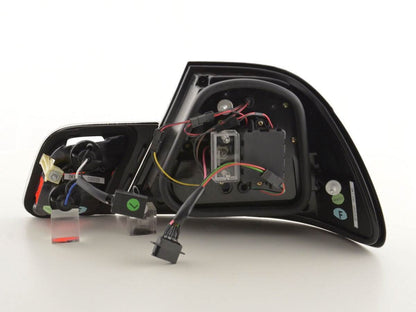 BMW 3-Series E46 Coupe Chrome Clear LED LightBar Taillights Set- Facelift (2003-2007)