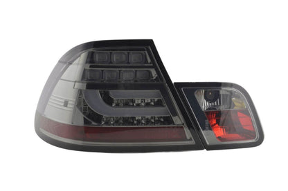 BMW 3-series E46 Coupe Chrome/Smoked LED LightBar Taillights Set- Facelift (2003-2007)