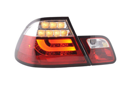 BMW 3-series E46 Coupe Red LED LightBar Taillights Set (1999-2002)
