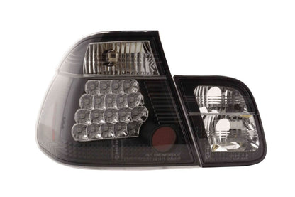 BMW 3 Series E46 Sedan Black Altezza Style LED Taillights - Pre-Facelift (1998-2001)