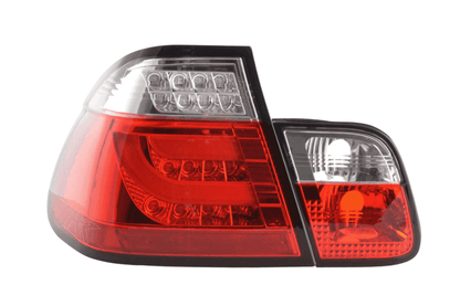 BMW 3 Series E46 Sedan Red LED LightBar Taillights Set- Facelift (2003 - 2006)