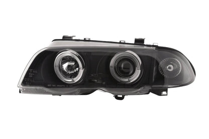BMW 3-series E46 Sedan/Touring Black Angel Eyes Headlight Set (1998-2001)