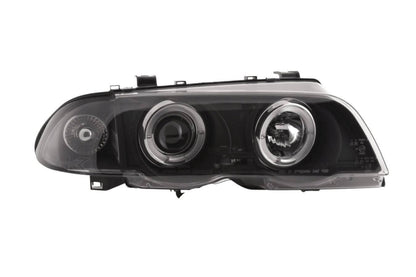 BMW 3-series E46 Sedan/Touring Black Angel Eyes Headlight Set (1998-2001)