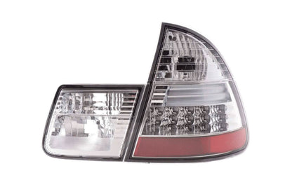 BMW 3-series E46 Wagon/Touring Chrome Clear LED Taillights (1998-2005)