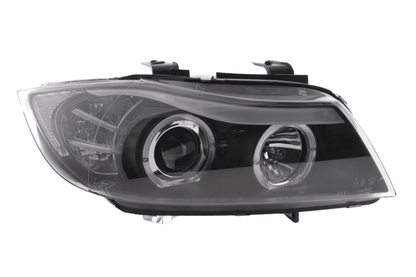 BMW 3-series E90 E91 Black Angel Eyes LED Headlight Set (2005-2012)