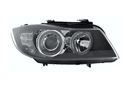 BMW 3-Series (E90 Sedan / E91 Touring) Black Angel Eyes Headlights (2005-2008)