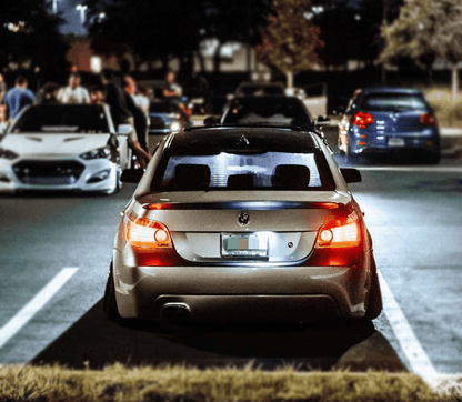 BMW 5-series E60 Sedan Chrome Clear LED Taillights Set (2007-2009)