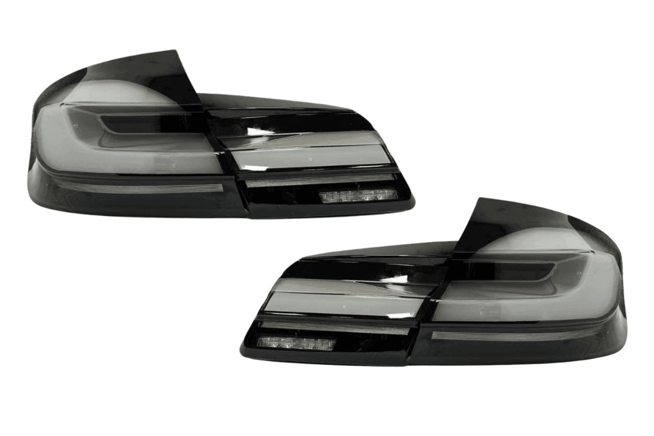 BMW 5-Series F10 F18 Clear (G30 Style) Tail Lights 2011-2017