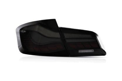 BMW 5-Series F10 F18 M5 6th Gen GTS Style -Red or Smoked- OLED Dynamic LED Tail Lights (2011-2017)