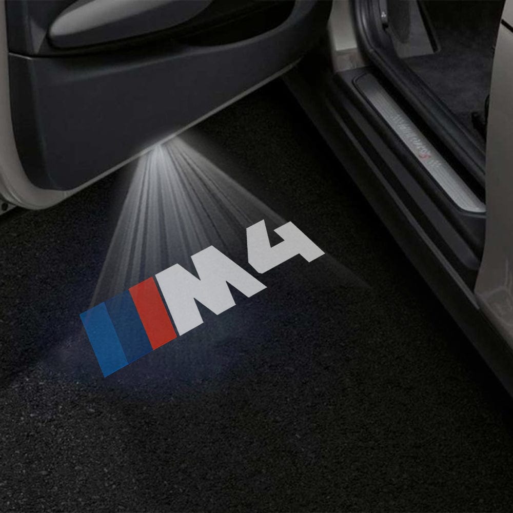 BMW M4 2nd Gen Premium Door Puddle Lights Various Designs 2020-2026