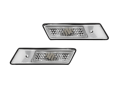 BMW E36 Black or Chrome Trim Crystal Side Marker Lights(1992-1996)