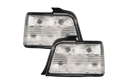 BMW E36 Sedan Custom Clear Tail Lights V3 (1992-1999)