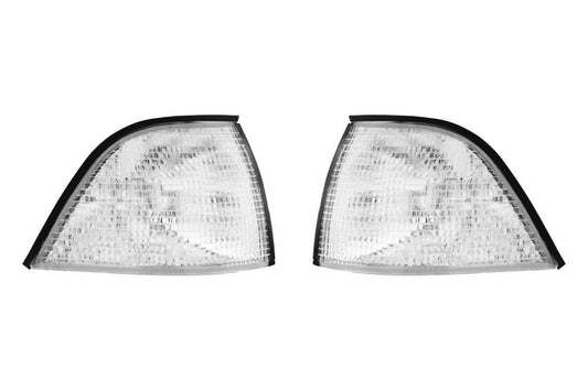 BMW E36 Series 3 Clear OEM Style Corner/Signal Lights (1992 - 1999)