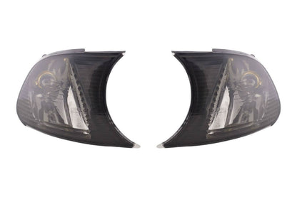 BMW E46 Coupe/Convertible Smoked Clear Clip On Corner Lights 1998-2001