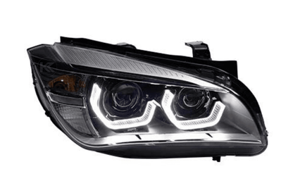 BMW E84 X1 Modern Style Angel Eye HID Bi-Xenon Headlights (2010 - 2015)