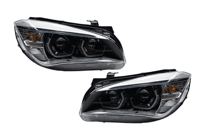 BMW E84 X1 Modern Style Angel Eye HID Bi-Xenon Headlights (2010 - 2015)