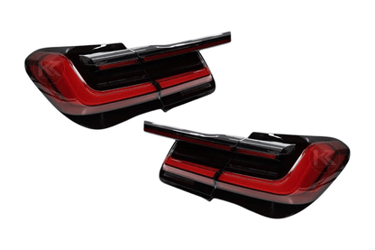 BMW F02 7 Series Red LED Luxury Beam Style Tail Lights (2008 - 2015)