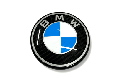BMW Roundel Emblem Covers - Full Carbon Fiber