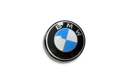 BMW Roundel Emblem Covers - OEM Style Carbon Fiber Emblem