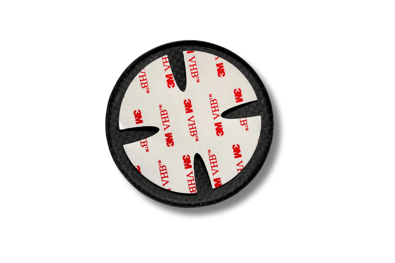 BMW Roundel Emblem Covers - Full Carbon Fiber Black and White Style