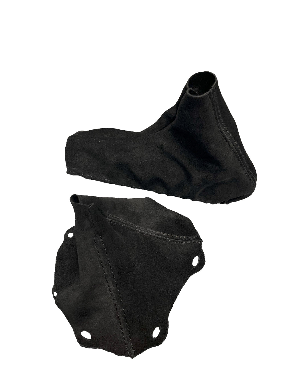 For 2014-2019 BMW F30 31 32 33 M4 Competition Genuine Leather/Suede Shift & Handbrake Boot Cover Set