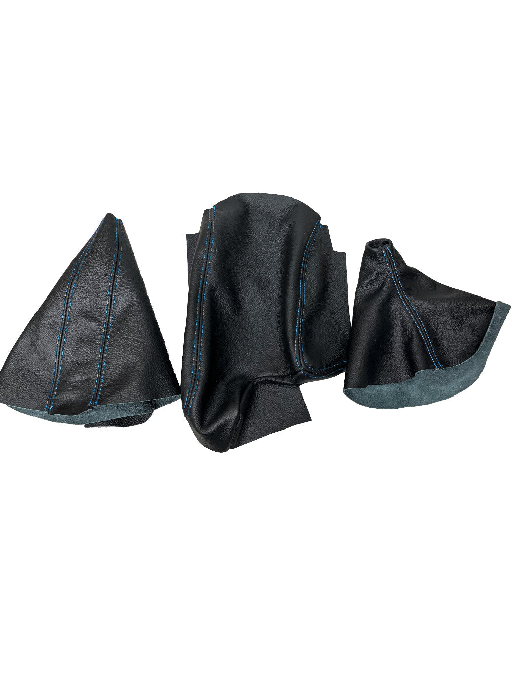 For 1991-2005 BMW E36 E46 3 Series Genuine Leather Console Armrest Shift & Handbrake Boot Cover