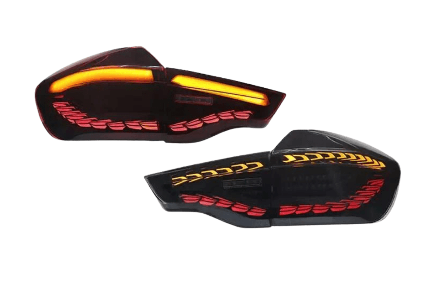 BMW X3 G01 iX3 G08 LED GTS / Dragon Scale Style Taillights (Red or Black) (2019-2022)