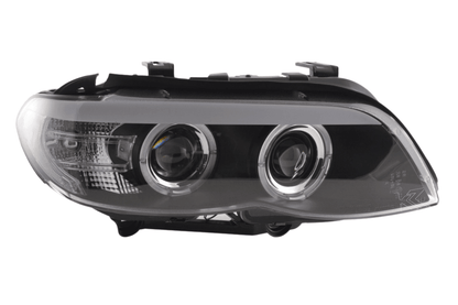 BMW X5 E53 Xenon Black Angel Eye LED Headlights (2003-2006)
