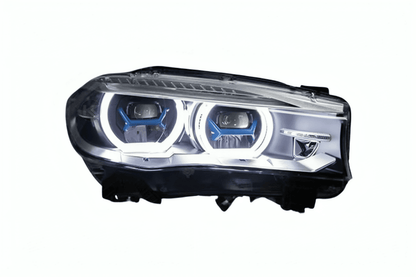BMW X5 F15 F16 Laser Style Blue Accent Headlights Upgrade (2012 - 2019)
