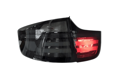 BMW X6 E71 Red and Smoked LED Tail Light Upgrades 2007-2014