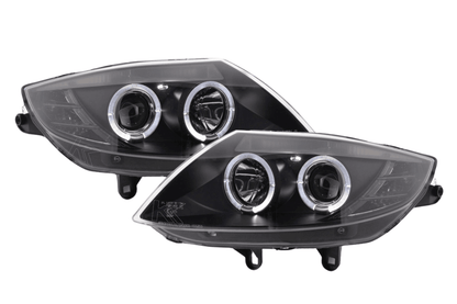BMW Z4 E85 E86 Type Z4 Black Headlight Set (2003-2008)
