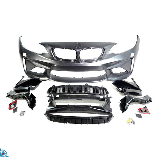 2014-2021 BMW 2 Series (F22/F23) M2 Style Polypropylene Front Bumper Conversion Kit | E3Tuning