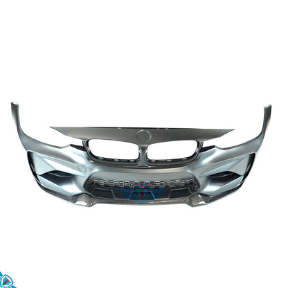 2012-2018 BMW 3 Series (F30) M2 Style Conversion CS Carbon Fiber Front Lip | FYBR Aerodynamics