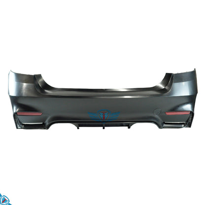 2012-2018 BMW 3 Series (F30) M3 Style Polypropylene Rear Bumper Conversion Kit | E3Tuning
