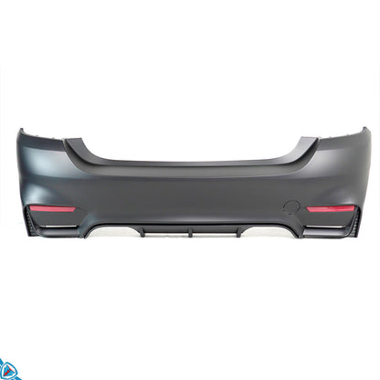 2014-2020 BMW 4 Series (F32/F33) M4 Style Polypropylene Rear Bumper Conversion Kit | E3Tuning