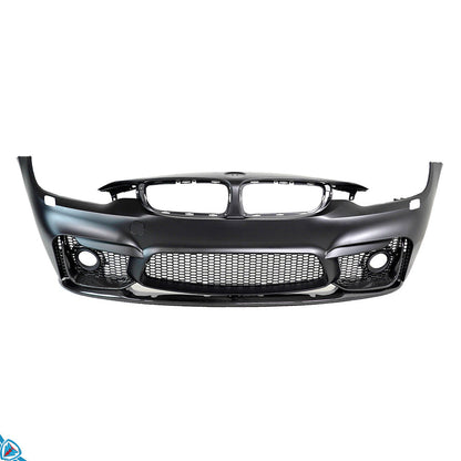 2014-2020 BMW 4 Series (F32/F33/F36) M Performance Style Carbon Fiber 3-Piece Front Lip (M4 Conversion Bumper Only) | FYBR Aerodynamics