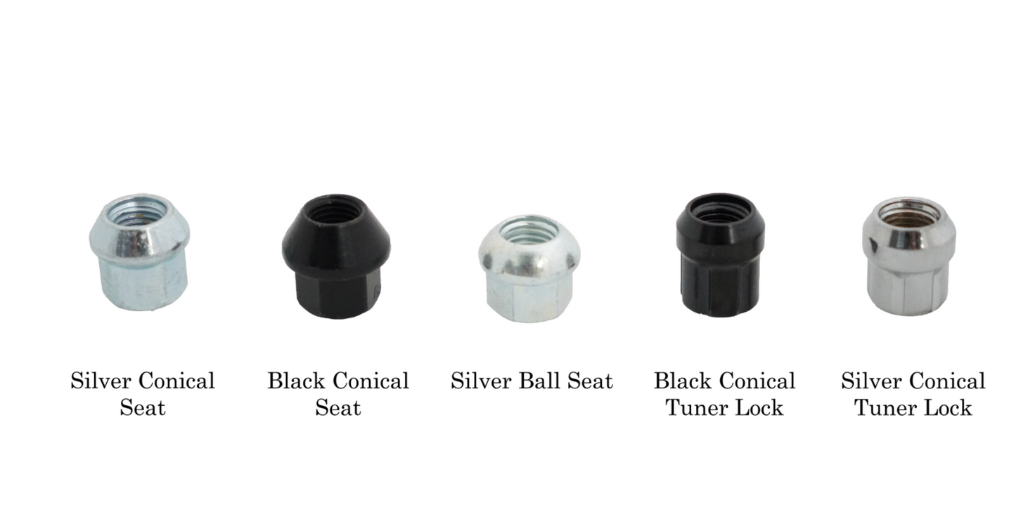 78mm Black Race Stud Kit 12×1.5