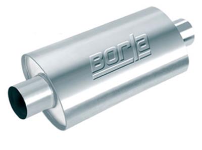 MUFFLER OVAL SS 3IN CTR 12IN