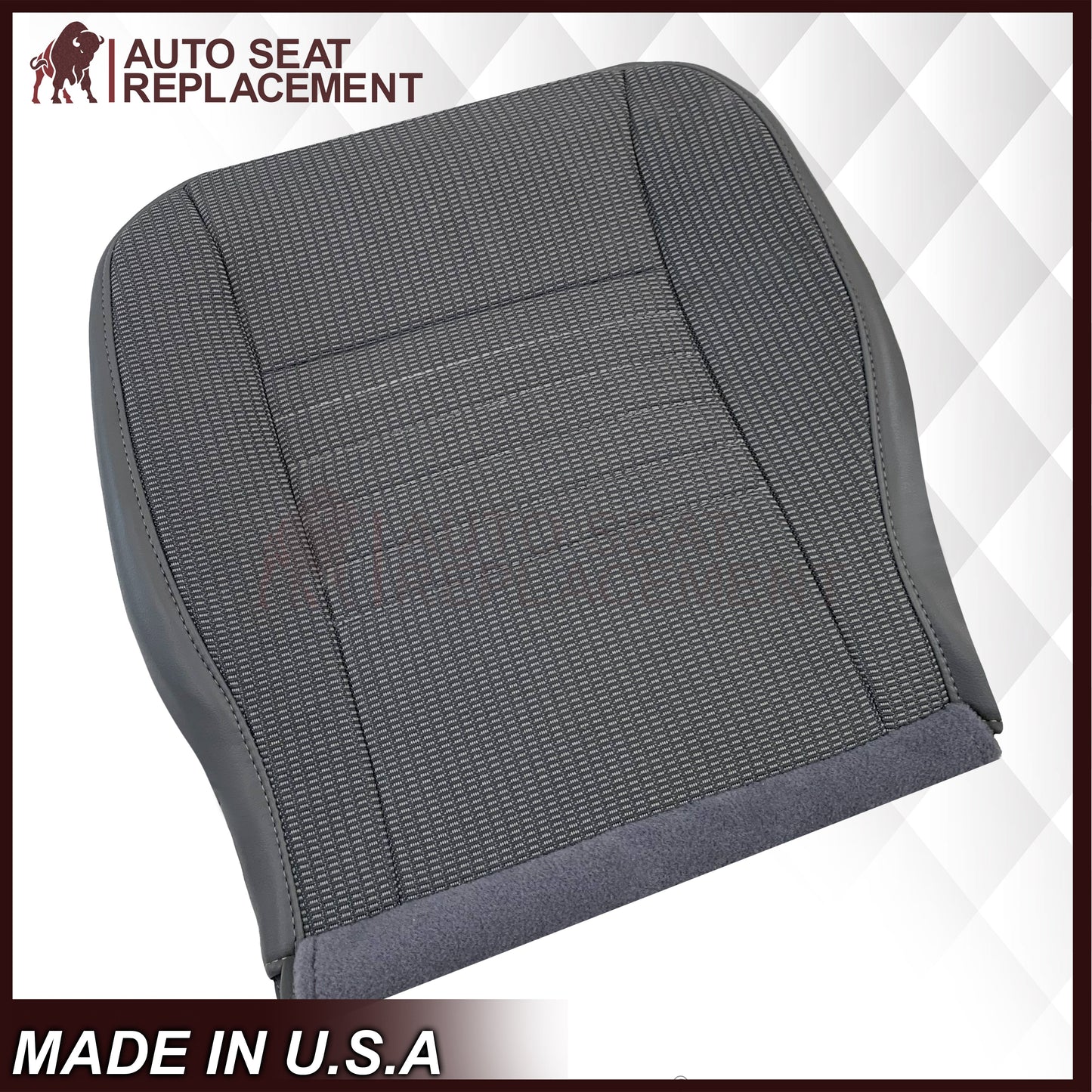 2006-2008 Dodge Ram 1500 ST Work Truck Base Replacement Seat Cover In Gray