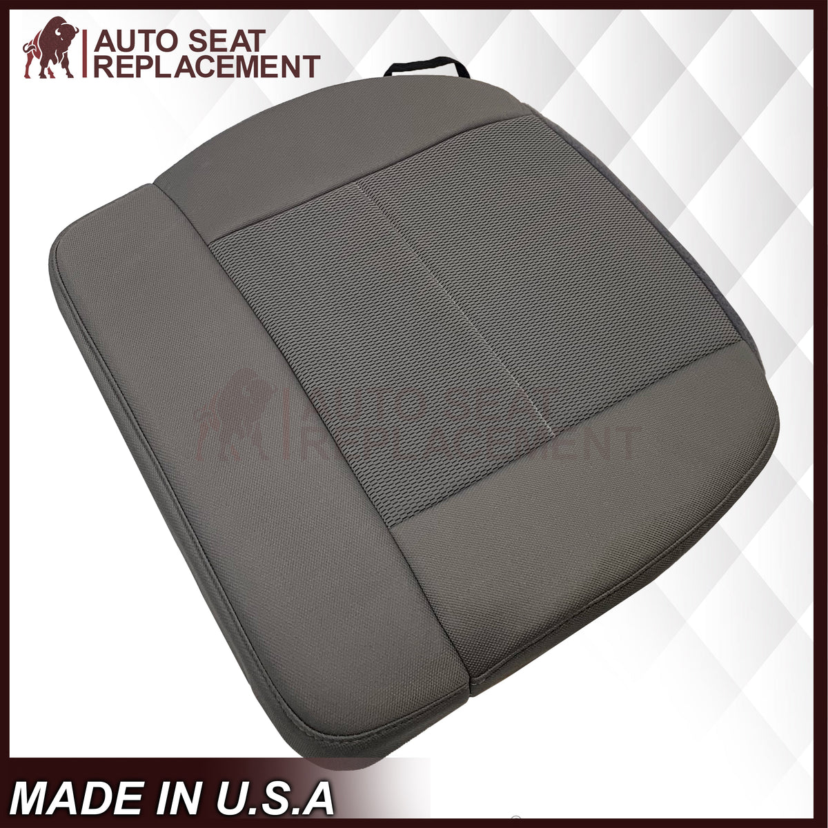 2004 2005 2006 Ford F-150 XLT STX Single Cab Cloth Seat Cover in 2 Tone Gray