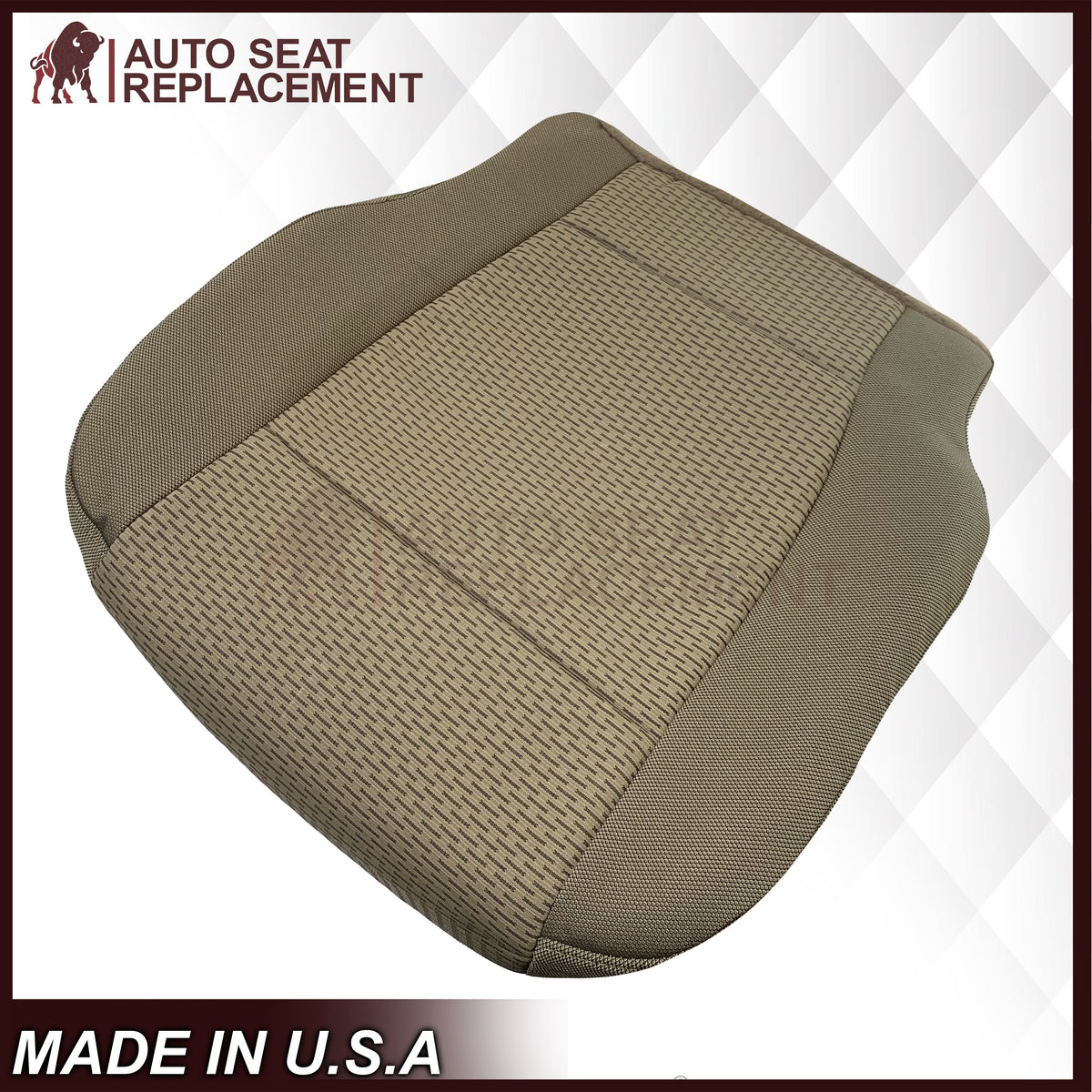 2017-2021 Ford F250 XLT Replacement Driver or Passenger Side Seat Cover In Tan