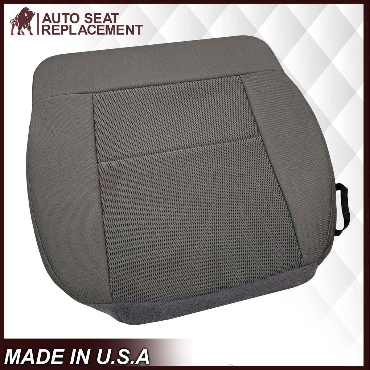2004 2005 2006 Ford F-150 XLT STX Single Cab Cloth Seat Cover in 2 Tone Gray