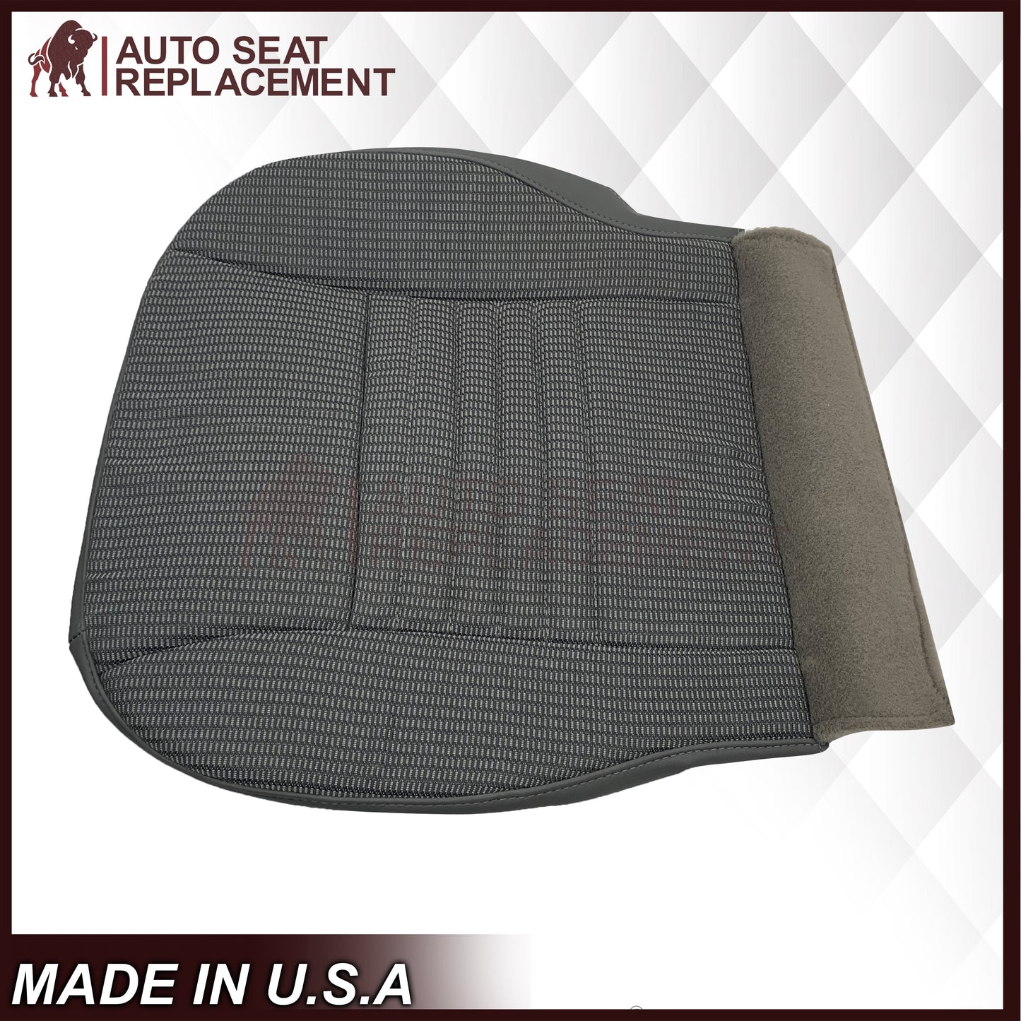 2006-2008 Dodge Ram 1500 ST Work Truck Base Replacement Seat Cover In Gray