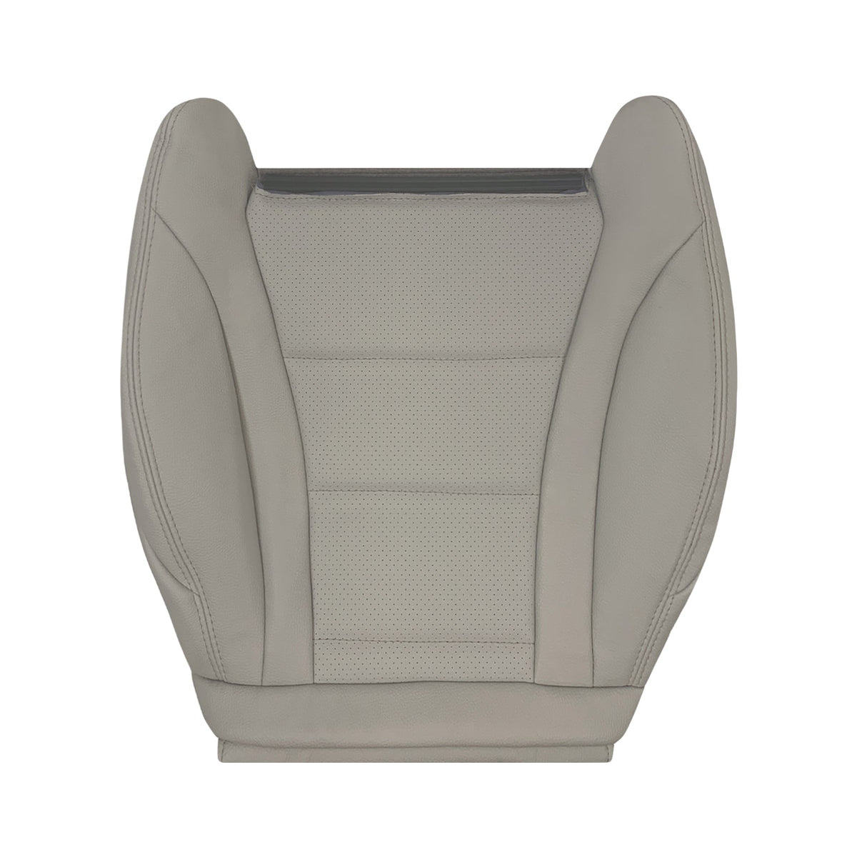 2016 - 2022 Mercedes Benz GLC Class C250, C300,C350 Driver OR Passenger Bottom Synthetic Leather Seat Cover in Light Gray